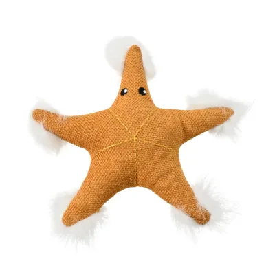 Summer Marine Life Series Starfish Style Squeaky Plush Dog Toy1 Summer Marine Life Series Starfish Style Squeaky Plush Dog Toy1