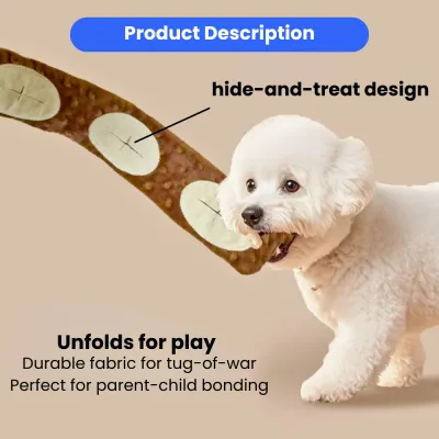 Foldable Treat-Hiding Design Rustling Plush Dog Toy with Squeaker (10) Foldable Treat-Hiding Design Rustling Plush Dog Toy with Squeaker (10)