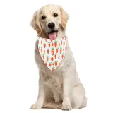 Easter Bunny and Egg Dog Bandana  Pet Bib Cute Soft Festive Pet Scarf 