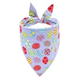 Easter Bunny and Egg Dog  Bandana Pet  Cute Soft Festive Pet Scarf 