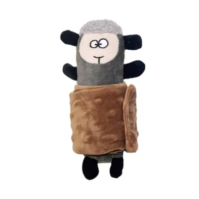 Foldable Treat-Hiding Design Rustling Plush Dog Toy with Squeaker (2) Foldable Treat-Hiding Design Rustling Plush Dog Toy with Squeaker (2)