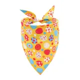 Easter Bunny and Egg Dog  Bandana Pet Bib Cute  Festive Pet Scarf 