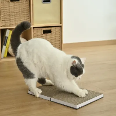 Foldable Book-Style Thick Durable Cat Scratcher3
