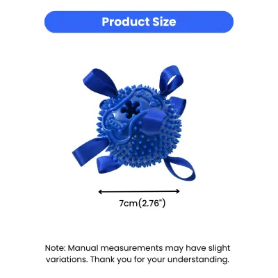 3-Color Mixed Treat Dispensing Design TPR Dog Toy with Bell5 3-Color Mixed Treat Dispensing Design TPR Dog Toy with Bell5