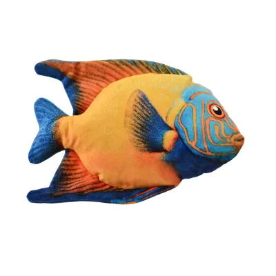Realistic Triggerfish Style Durable Squeaky Plush Dog Toy1 Realistic Triggerfish Style Durable Squeaky Plush Dog Toy1