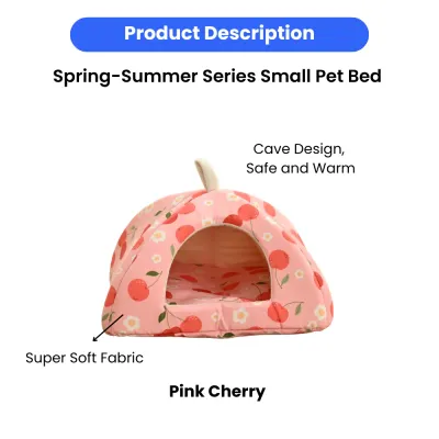 M Size Spring-Summer Series Triangular Cozy Small Pet Cave Bed6 M Size Spring-Summer Series Triangular Cozy Small Pet Cave Bed6