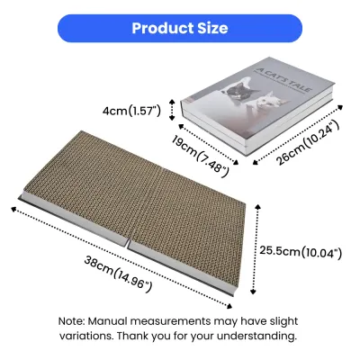 Foldable Book-Style Thick Durable Cat Scratcher4