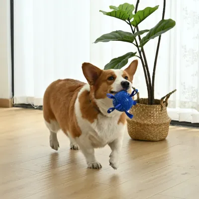 3-Color Mixed Treat Dispensing Design TPR Dog Toy with Bell4 3-Color Mixed Treat Dispensing Design TPR Dog Toy with Bell4