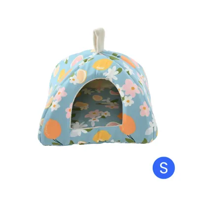 S Size Spring-Summer Series Triangular Cozy Small Pet Cave Bed
