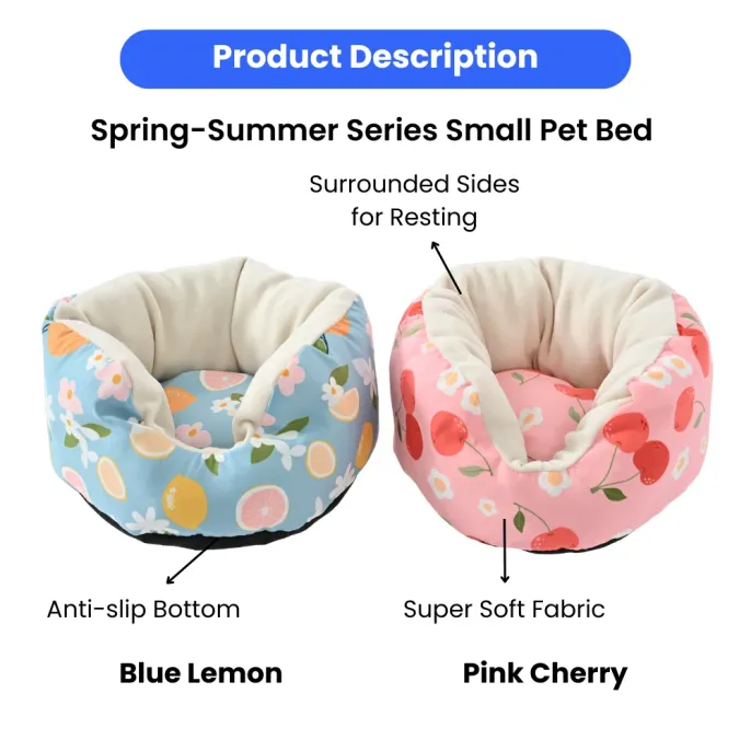 Spring-Summer Series Small Animals Bed with Non-Slip Bottom7