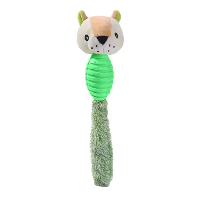 Interactive Squeaky TPR Plush Tail Pet Dog Chew Toy Interactive Squeaky TPR Plush Tail Pet Dog Chew Toy