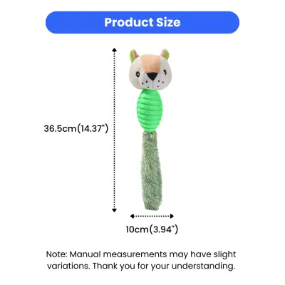 Interactive Squeaky TPR Plush Tail Pet Dog Chew Toy Interactive Squeaky TPR Plush Tail Pet Dog Chew Toy