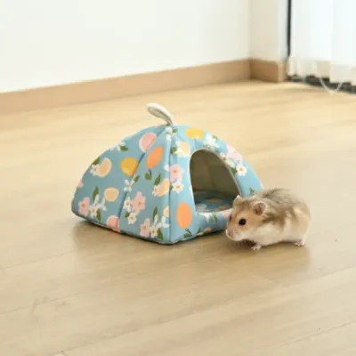 S Size Spring-Summer Series Triangular Cozy Small Pet Cave Bed