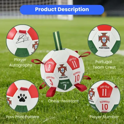 Inflation Chew Resistant FPF Interactive Soccer Ball Toy (5) Inflation Chew Resistant FPF Interactive Soccer Ball Toy (5)