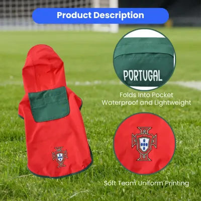 Waterproof Lightweight Polyester with PU PFP Pet Raincoat (5) Waterproof Lightweight Polyester with PU PFP Pet Raincoat (5)