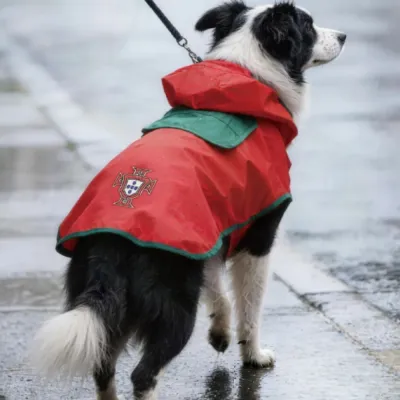 Waterproof Lightweight Polyester with PU PFP Pet Raincoat (3) Waterproof Lightweight Polyester with PU PFP Pet Raincoat (3)