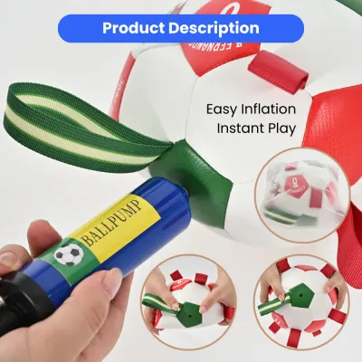 Inflation Chew Resistant FPF Interactive Soccer Ball Toy (7) Inflation Chew Resistant FPF Interactive Soccer Ball Toy (7)
