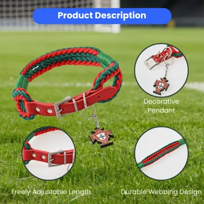 Durable Sporty and Comfortable Polyester FPF Woven Pet Collar (4)