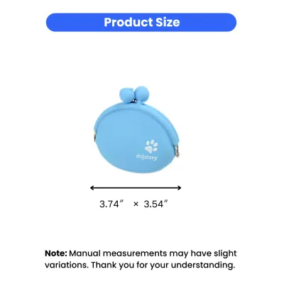 Cute Silicone Dog Treat Pouch  Portable   Pet Snack Bag for Walking Training