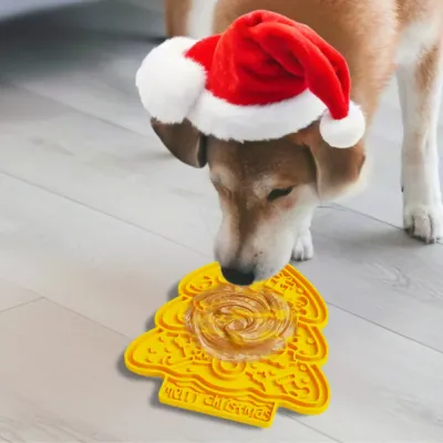 Pet Christmas silicone mat (11) Pet Christmas silicone mat (11)