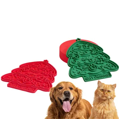 Pet Christmas silicone mat (1) Pet Christmas silicone mat (1)