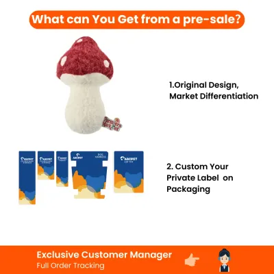 Pet mushroom toy (5) Pet mushroom toy (5)