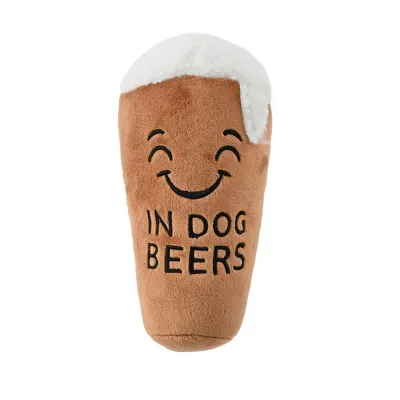 Beer Plush Dog Toy Squeaky Soft Chew Toy for Dogs beer plush dog toy squeaky soft chew toy for small medium dogs interactive pet toy