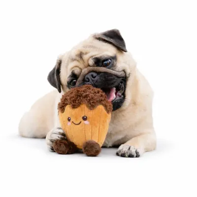 dog chewing plush squeaky toy muffin interactive dog toy small dog chewing muffin plush squeaky toy interactive soft dog toy for daily play