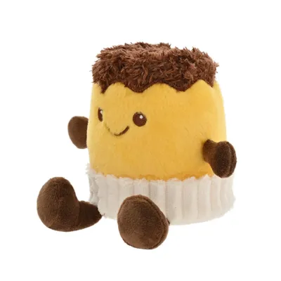 caramel-pudding-plush-dog-toy-soft-squeaky-wholesale caramel pudding plush dog toy soft squeaky pet toy for dogs wholesale