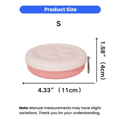 Small Portable Dog Bowl Size 4.33 inch(11cm) Compact small collapsible dog bowl size 4.33 inch (11cm )compact portable pet bowl