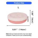 large collapsible dog bowl size 5.51 inch （14cm ）portable travel pet bowl
