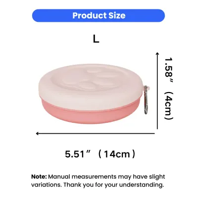 Large Portable Dog Bowl Size 5.51 inch (14cm )Travel large collapsible dog bowl size 5.51 inch (14cm )portable travel pet bowl