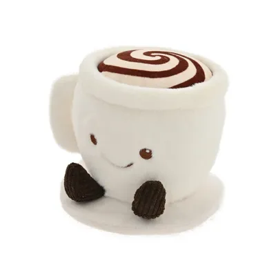 Coffee Cup Plush Dog Toy Soft Squeaky Pet Toy Wholesale coffee cup plush dog toy soft squeaky pet toy for small dogs