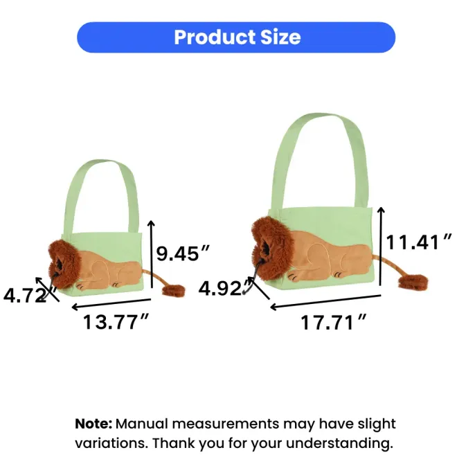 Cat Carrier Tote Bag Size Chart Small Large Canvas Pet Bag cat carrier tote bag size chart showing small and large dimensions canvas pet shoulder bag measurement details