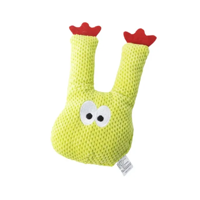 Fluorescent Green Cactus Plush Cat Toy Bulk Pet Supplies fluorescent green cactus plush cat toy soft interactive catnip toy bulk