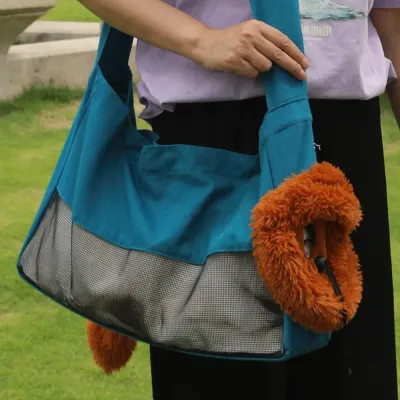 Portable Cat Carrier Tote Bag Outdoor Use Lightweight Design portable cat carrier tote bag used outdoors lightweight breathable mesh design comfortable pet travel bag