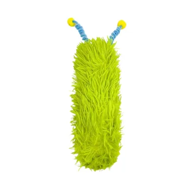 Green Plush Catnip Toy – Long Cat Kicker Toy Wholesale green plush catnip cat toy long kicker toy for cats wholesale pet toys