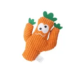 Orange Cactus Plush Cat Toy Wholesale Bulk Pet Supplies orange cactus plush cat toy soft durable catnip toy for cats wholesale