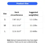 Dog Collar Size Chart Neck Circumference Weight Guide dog collar size chart with neck circumference and weight guide for small medium large dogs