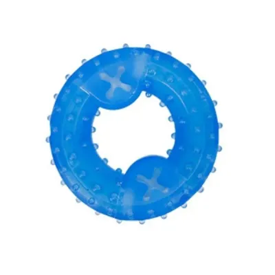Ring Shape Dog Chew Toy Durable TPR | Wholesale Pet Supplies blue ring dog chew toy made of durable TPR material