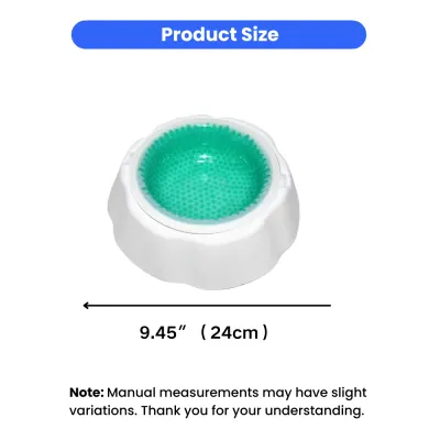 Cooling Dog Bowl Size 9.45 Inch – Pet Bowl Dimensions | Petfairs cooling dog bowl size 9.45 inch diameter pet feeding bowl measurement