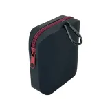 Black Dog Treat Pouch Silicone Portable Training Snack Bag black silicone dog treat pouch portable snack bag with zipper and hook