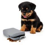 Portable Dog Treat Pouch Silicone Training Snack Bag Petfairs puppy with silicone dog treat pouch portable dog snack bag for training and walking