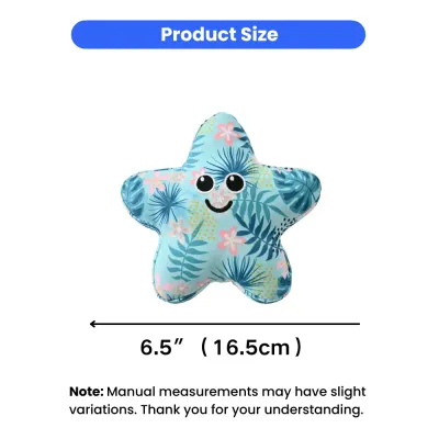 Starfish Dog Toy Size 6.5 Inch | Small Dog Toy Wholesale Petfairs starfish dog toy size 6.5 inch 16.5 cm small dog squeaky toy dimensions
