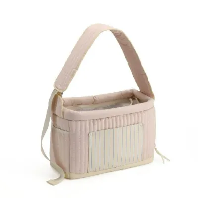 Pink Pet Carrier Bag Soft Quilted Small Dog Shoulder Carrier pink quilted pet carrier bag soft small dog shoulder travel carrier bag