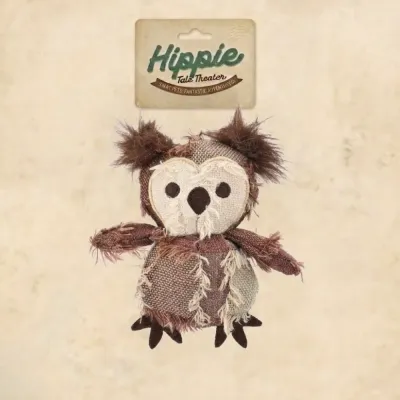 Hippie Tale Theater Owl Cat Toy Packaging Hippie tale theater owl cat toy with eco friendly cardboard packaging from petfairs.