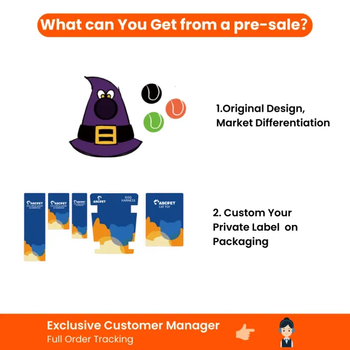 Interactive Witch Hat Dog Toy Features – Squeaky Plush with Hidden Tennis Ball Halloween dog toy with built-in tennis ball squeaker plush and velcro opening design