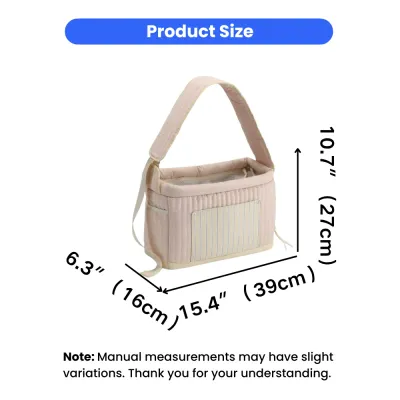 Pet Carrier Bag Size 15.4 x 10.7 x 6.3 Inches Small Dog Travel Bag Dimensions pet carrier bag dimensions 39cm 27cm 16cm small dog portable travel carrier size details