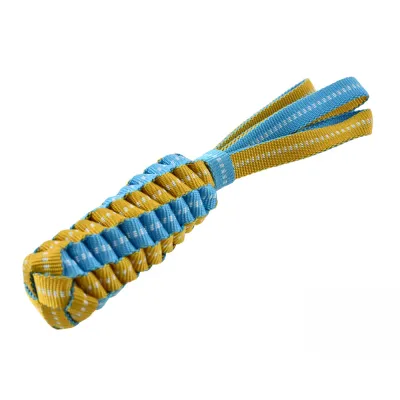 Braided Rope Dog Tug Toy Wholesale | Durable Chew Toy | Petfairs braided rope dog tug toy made of polyester durable chew toy for dogs