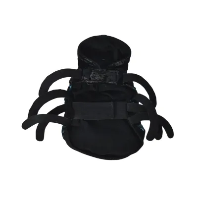 Spider Dog Costume Back View with Adjustable Strap | Pet Hoodie Design dog spider costume back view adjustable strap hoodie pet apparel
